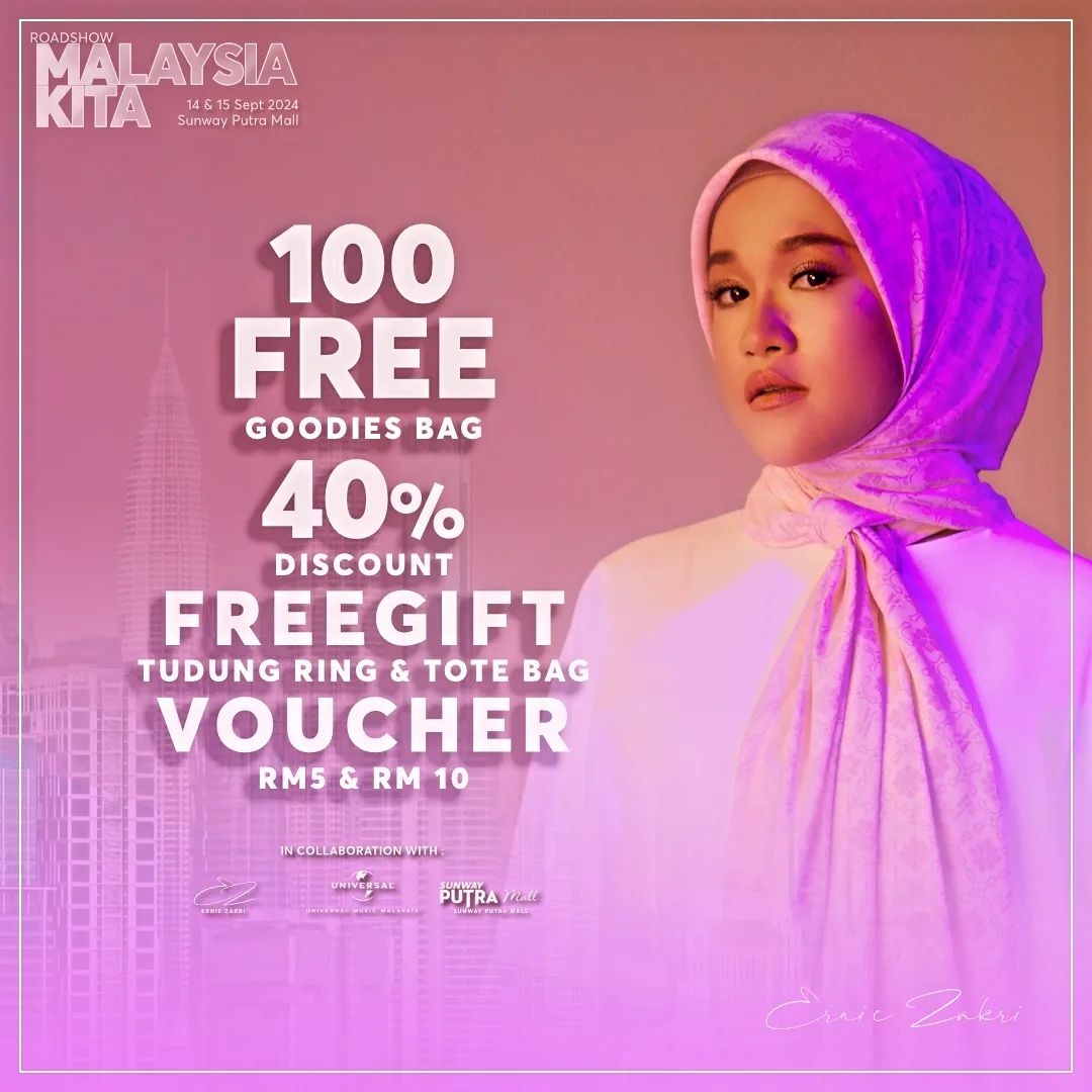 Pop-up Booth - Roadshow " Malaysia Kita" di Sunway Putra Mall pada 14-17 Sept 2024