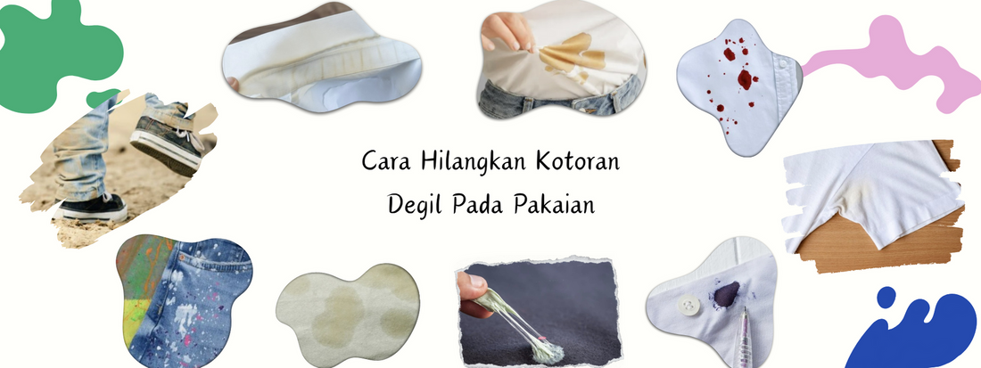 Cara Hilangkan Kotoran Degil Pada Pakaian